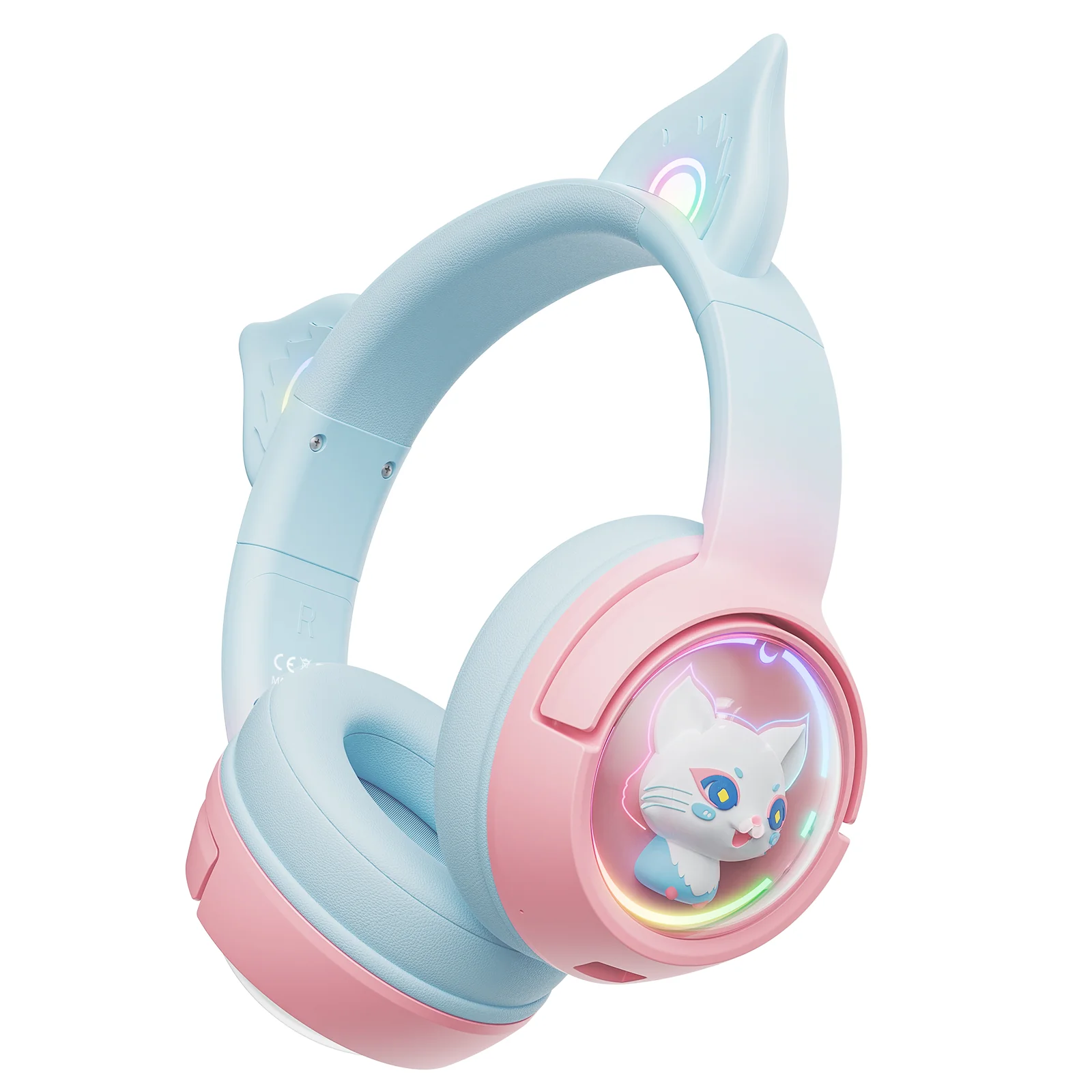 ONIKUMA B5 Tri-Mode Gaming Headset – Bluetooth 5.3, HIFI Sound & Cute Space Capsule Design - Image 9