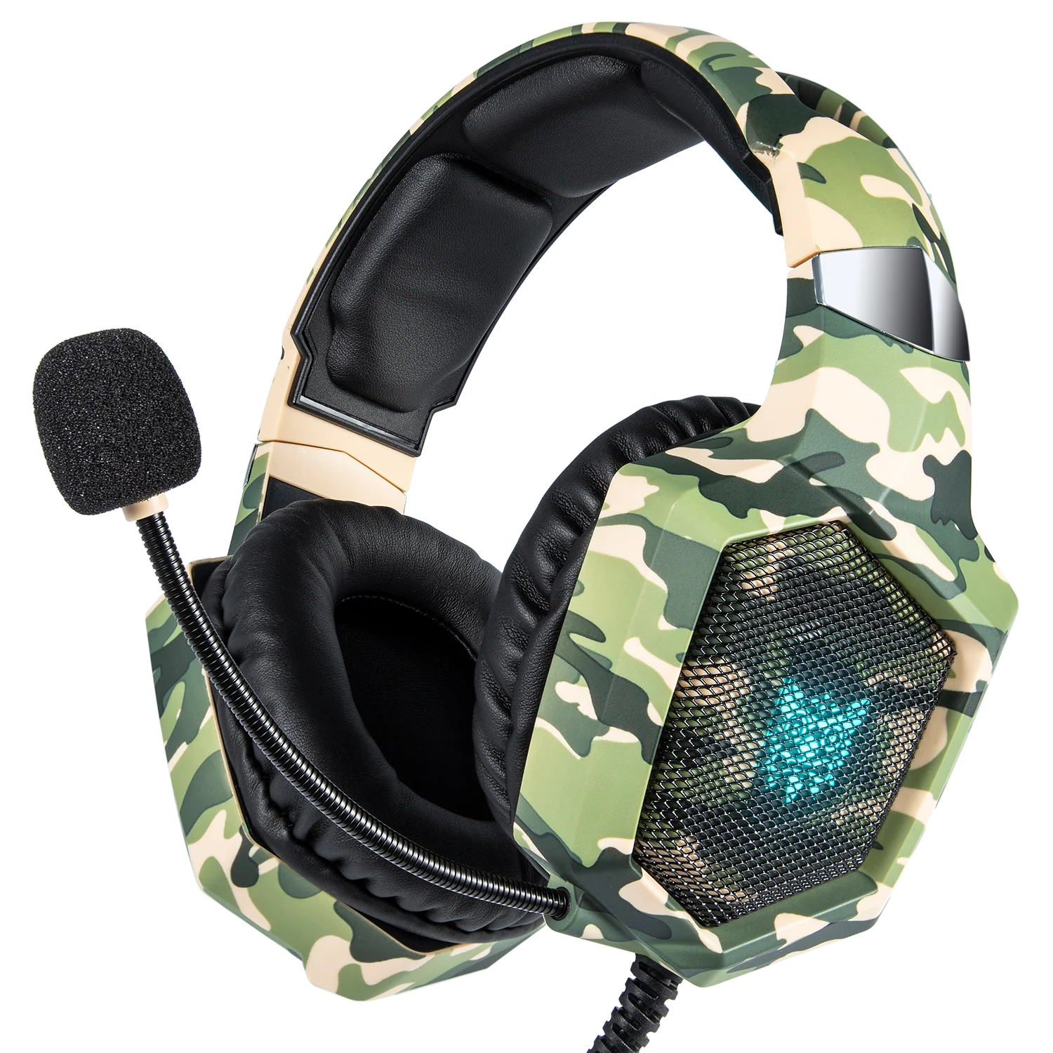 ONIKUMA K8 Wired Stereo Gaming Headphones With Mic LED Lights - Image 4